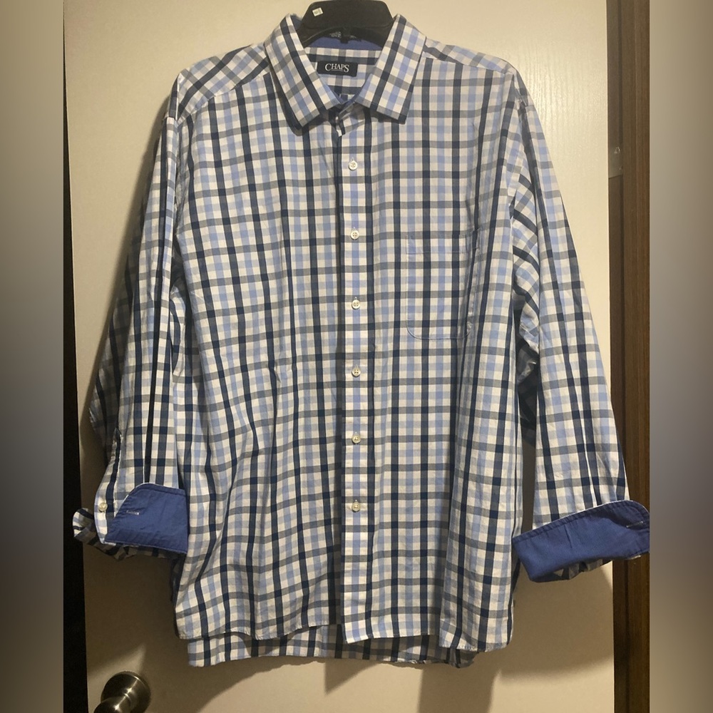 Chaps men’s button up shirt.